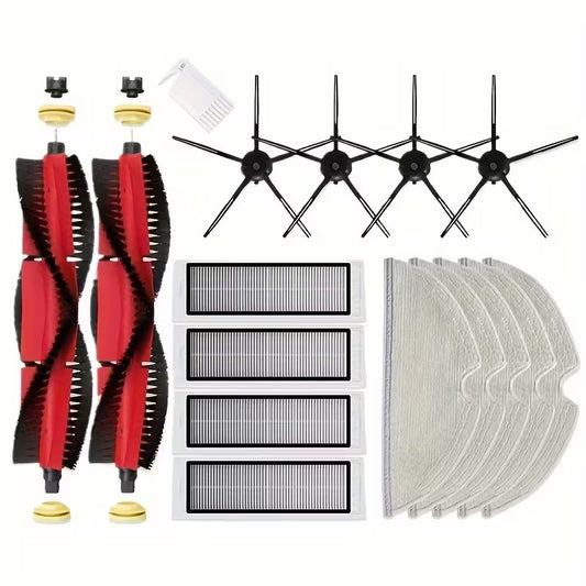 Roborock S5/S6 vedlikeholdssett – 6 filter og 4 sidebørster